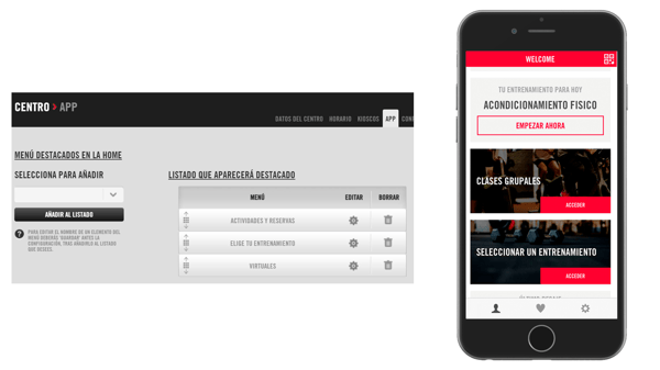 configurar app